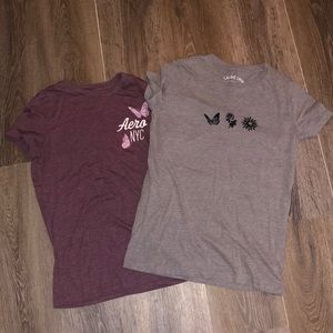 Bundle of Aeropostale graphic tees